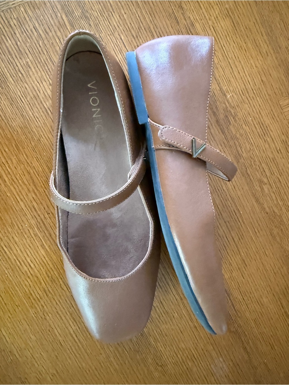 Vionic Alameda Tan Mary Jane Ballet Flat - Picture 4 of 6